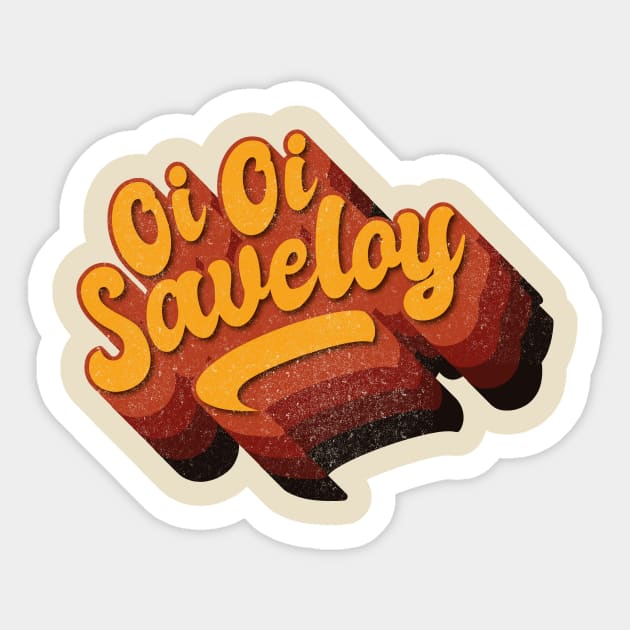 Oi Oi Saveloy, English slang Sticker by BOEC Gear